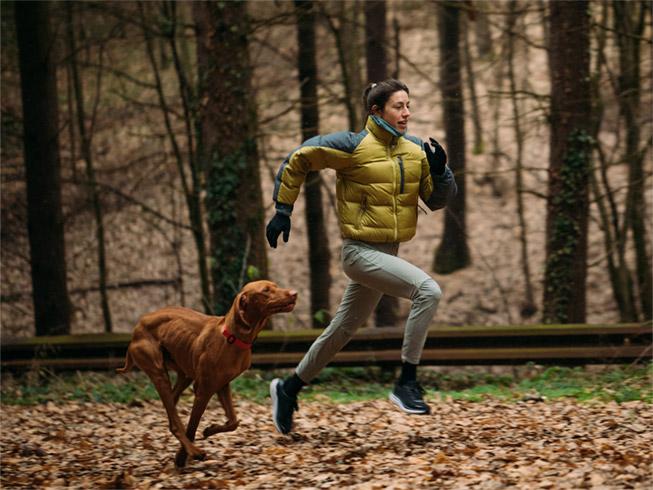 running Vizsla